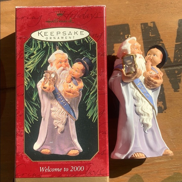VNTG Hallmark Keepsake Ornament - Welcome to 2000 - Picture 2 of 3